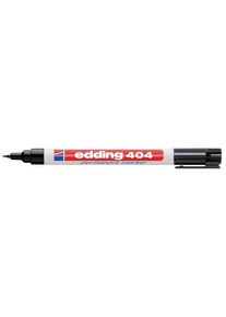 Edding 404 Permanent marker black - 10 pcs