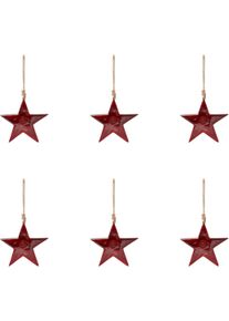 Creativ Deco Dekostern »Weihnachtsstern in rot, Größe Ø 15 cm