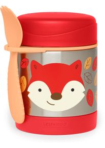 SKIP HOP Thermobehälter »Zoo Edelstahl Warmhaltebehälter Fuchs« 2 tlg. tlg. mit Multibesteck in bunt