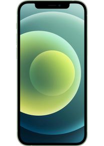 Apple Smartphone »iPhone 12 64GB« grün ohne Strom Adapter und Kopfhörer, kompatibel mit AirPods, Earpods in grün
