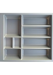 Kochstation Besteckeinsatz »Cara« 50 cm in grau, Größe B/H/T: 42 cm x 47,5 cm x 5,5 cm