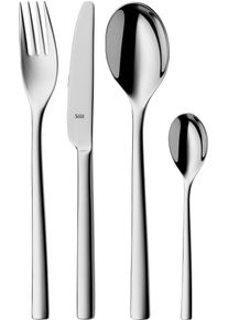 Silit Besteck-Set »Trend« 24-teilig, poliert, Crominox: Edelstahl 18/10, Wellenschliff