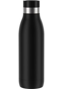 Emsa Isolierflasche »Trinkflasche Bludrop« Edelstahl, Quick-Press Deckel, 360° Trinkgenuss, 12h warm/24h kühl in schwarz