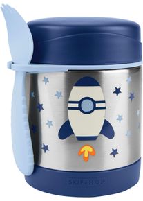 SKIP HOP Thermobehälter »Spark Style Edelstahl Warmhaltebehälter, Rakete« 2 tlg. tlg. mit Multibesteck in bunt