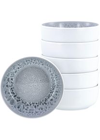 Otto Home Müslischale »modernes Schüssel-Set Lykk, Geschirr-Set, Bowl« 6 Stk. aus Steinzeug hohe Haltbarkeit, spülmaschinen- & mikrowellengeeignet,...