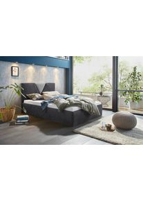 Westfalia Schlafkomfort Polsterbett »Malibu« inkl. Bettkasten bei Ausführung mit Matratze in grau, Größe B/L/H: 152 cm x 212 cm x 42 cm