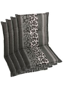 GO-DE Sesselauflage 110x50 cm in grau, Größe B/H/T: 50 cm x 7 cm x 110 cm