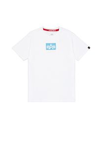 Alpha Industries, Mænd, Bluser & t-shirts 'Satin', Lyseblå / Hvid, Størrelse XS