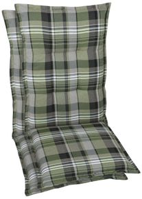 GO-DE Hochlehnerauflage 120x52 cm in grau, Größe B/H/T: 52 cm x 9 cm x 120 cm