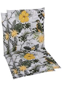 GO-DE Sesselauflage »Sesselauflage nieder« in grau, Größe B/H/T: 48 cm x 98 cm x 48 cm