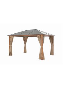 Konifera Pavillon »Aruba 2.0« Gestell aus Aluminium, Dach aus Polycarbonat-Stegplatten, Größe B/H/T: 359 cm x 260 cm x 298 cm