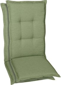 GO-DE Hochlehnerauflage in verschiedenen Ausführungen in grün, Größe B/H/T: 50 cm x 120 cm