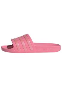 adidas Performance Sapato de praia/banho 'Adilette Aqua' em rosa Tamanho 8 Estampado com logo