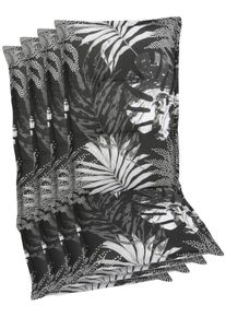 GO-DE Hochlehnerauflage 120x50 cm in schwarz, Größe B/H/T: 50 cm x 7 cm x 120 cm
