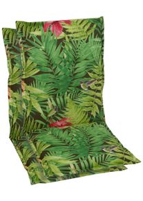 GO-DE Sesselauflage in grün, Größe B/H/T: 110 cm x 7 cm x 50 cm