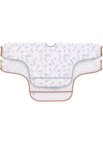 Lässig Lässig Lätzchen »Tiny Farmer, Sheep« Set, 2 Stk. tlg. langärmelig, mit integriertem Auffangschutz; PETA-approved vegan in bunt