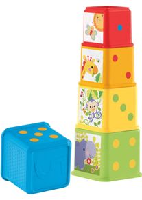 Fisher-Price Stapelspielzeug »Entdecker- und Stapelwürfel« in bunt