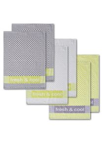 Dyckhoff Geschirrtuch »Fresh & Cool, Maße je Tuch ca. 50x70 cm« mit drei verschiedenen Motiven in grün