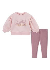 Levi's® kids Levi's Kids Mädchen Neugeborenen-Geschenkset »LVG BLOUSON SLEEVE CREW« in rosa, Größe 18M (86)