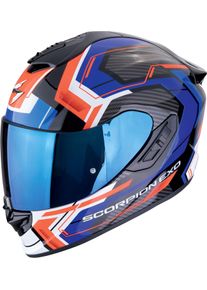 Scorpion EXO-1400 Evo Air II Linart, kask pełnotwarzowy , kolor: Matowy Czarny/Pomarańczowy/Szary , rozmiar: M