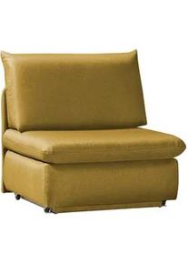 Novel Schlafsessel , Currygelb , Textil , Uni , 90x89x83 cm , Stoffauswahl, Liegefunktion , Wohnzimmer, Sofas & Couches, Schlafsofas, Schlafsessel