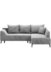 Mid.you Eckschlafsofa , Hellgrau , Textil , Füllung: Faserbällchen, Schaumstoffflocken,Faserbällchen, Schaumstoffflocken,Faserbällchen, Schaumstoffflocken , 273x167 cm , Made in EU, Oeko-Tex® Standard 100 , Bettkasten erhältlich, seitenverkehrt erhältlich, Schlafen auf Sitzhöhe, Bettfunktion erhältlich, Rücken echt , Wohnzimmer, Sofas & Couches, Schlafsofas, Sonstige Schlafsofas