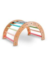 tiSsi Klettergerüst , Multicolor , Holz , Birke , massiv , 80x60x45 cm , Spielzeug, Holzspielzeug