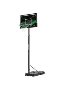 Salta Basketballständer , Grün, Schwarz , Kunststoff, Metall , 110x287-362x175 cm , höhenverstellbar, stabiler Standfuß, witterungsbeständig, Standfuß mit Rollen , Freizeit & Co, Sport & Fitness, Basketballkörbe