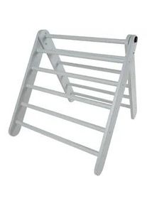 Jimmylee Kletterdreieck , Hellgrau , Holz , Buche , massiv , 74x65x63 cm , EN 71 , Spielzeug, Holzspielzeug