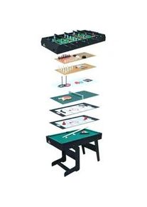 Ambia Garden Multispieltisch 16-In-1 Cougar , Schwarz , Holz , 61x81x119.00 cm , unisex , Freizeit & Co, Spieltische, Airhockey Tische