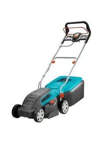 Gardena Atrigo Rasenmäher , Kunststoff , 39.5x37x74 cm , Schnitthöhenverstellung, Fangsack mit Füllstandsanzeige, ergonomischer Führungsholm , Gartenzubehör, Gartenpflege, Gartengeräte