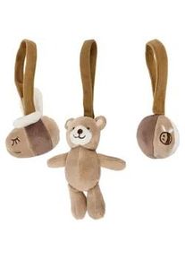 Patinio Greifling , Braun , Textil , 3-teilig , EN 71 , Spielzeug, Babyspielzeug, Greiflinge & Rasseln