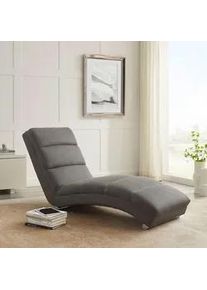 Livetastic Relaxliege , Grau , Textil , 170x82x60 cm , Wohnzimmer, Sessel, Relaxliegen
