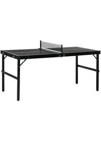 Sportnow Tischtennisplatte , Schwarz , Metall , 76x152 cm , Freizeit & Co, Sport & Fitness