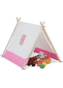 Relaxdays Tipizelt , Multicolor , Textil, Holz , 120x86 cm , Spielzeug, Kinderzelte