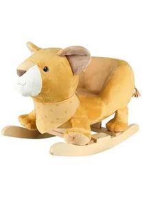 Sterntaler Schaukeltier , Hellgelb , Textil , 36x51x67 cm , unisex , Europäischer Sicherheitsstandard , Haltegriffe, gepolsterte Sitzfläche , Spielzeug, Schaukeltiere