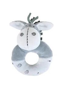 Patinio Rassel , Grau, Weiß , Textil , Füllung: Polyester , 12.5 cm , EN 71 , Rassel , Spielzeug, Babyspielzeug, Greiflinge & Rasseln
