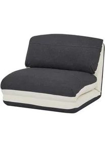 MCW Schlafsessel Beige, Schwarz , Textil , 75x60x75 cm , Wohnzimmer, Sofas & Couches, Schlafsofas, Schlafsessel