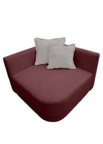 Livetastic Sofa , Rot , Textil , Füllung: Silikon,Silikon , 110x75x115 cm , Made in Eu , Rücken echt , Wohnzimmer, Sofas & Couches, Sofas, Textilsofas