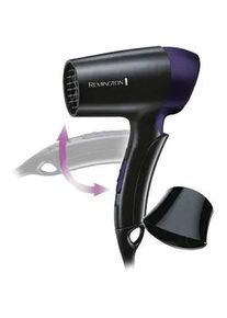 Russell Hobbs Reisehaartrockner , Grau, Schwarz , Kunststoff , 14x25x7.5 cm , Grüner Punkt , einklappbarer Handgriff, Spannungsanpassung ,