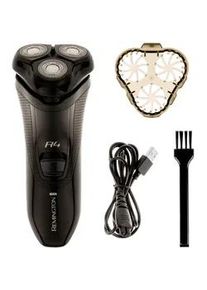 Russell Hobbs Herrenrasierer , Schwarz , Kunststoff , 6x15x6.5 cm , Grüner Punkt , Akkustandsanzeige, ausklappbarer Haarschneider, Ein-/Ausschalter, einfache Reinigung, hautschonend, Ladekontrollanzeige, rutschfeste Griffflächen, kabellos rasieren, einfache Handhabung ,