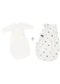 Träumeland Träumeland Babyschlafsackset , Multicolor , Textil , Bär , Füllung: Lyocell , Gr. 50/56 , Oeko-Tex® Standard 100 , Schlafen, Babytextil-Kollektionen