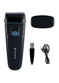 Russell Hobbs Herrenrasierer , Schwarz , Kunststoff , 5x4x15 cm , Grüner Punkt , Ein-/Ausschalter, Ladekontrollanzeige, kabellos rasieren, einfache Handhabung, ideal für unterwegs ,