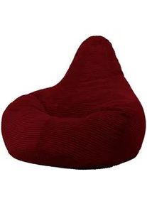 I.C.O.N. icon Sitzsack Dalton , Bordeaux , Kunststoff , 200 L , Freiform , 90x73x84 cm , Hergestellt in Deutschland, Oeko-Tex® Standard 100, Reach , Wohnzimmer, Sessel, Sitzsäcke, XXL Sitzsäcke