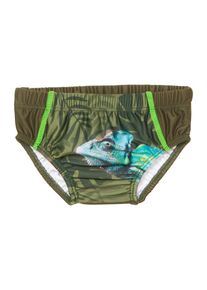 Playshoes Calções de banho 'Chameleon' em verde Tamanho 74/80