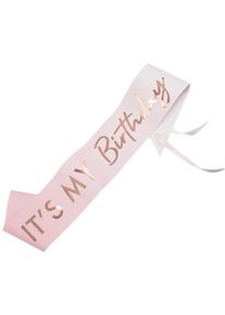 Ginger Ray Écharpe en or rose pour anniversaire