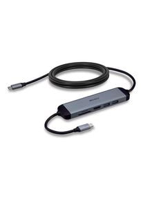 Lindy USB 3.2 Type C Laptop Micro Dock with 1.4m USB PD Charging Cable
