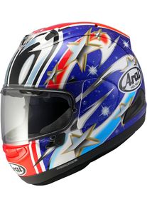 Arai RX-7V Evo Nakano, full face helmet , color: Blue/Red/Gold/White , size: M