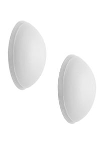 Wandpuffer, Beutel / Karte, Ø 30 mm, 10 Stk, Höhe 10 mm, weiß Wagner