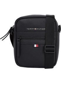 Tommy Hilfiger, Herren, Mini Bag &raquo;ESSENTAIL&laquo; mit Rei&szlig;verschluss-Vortasche, schwarz, schwarz, Aus Lederimitat